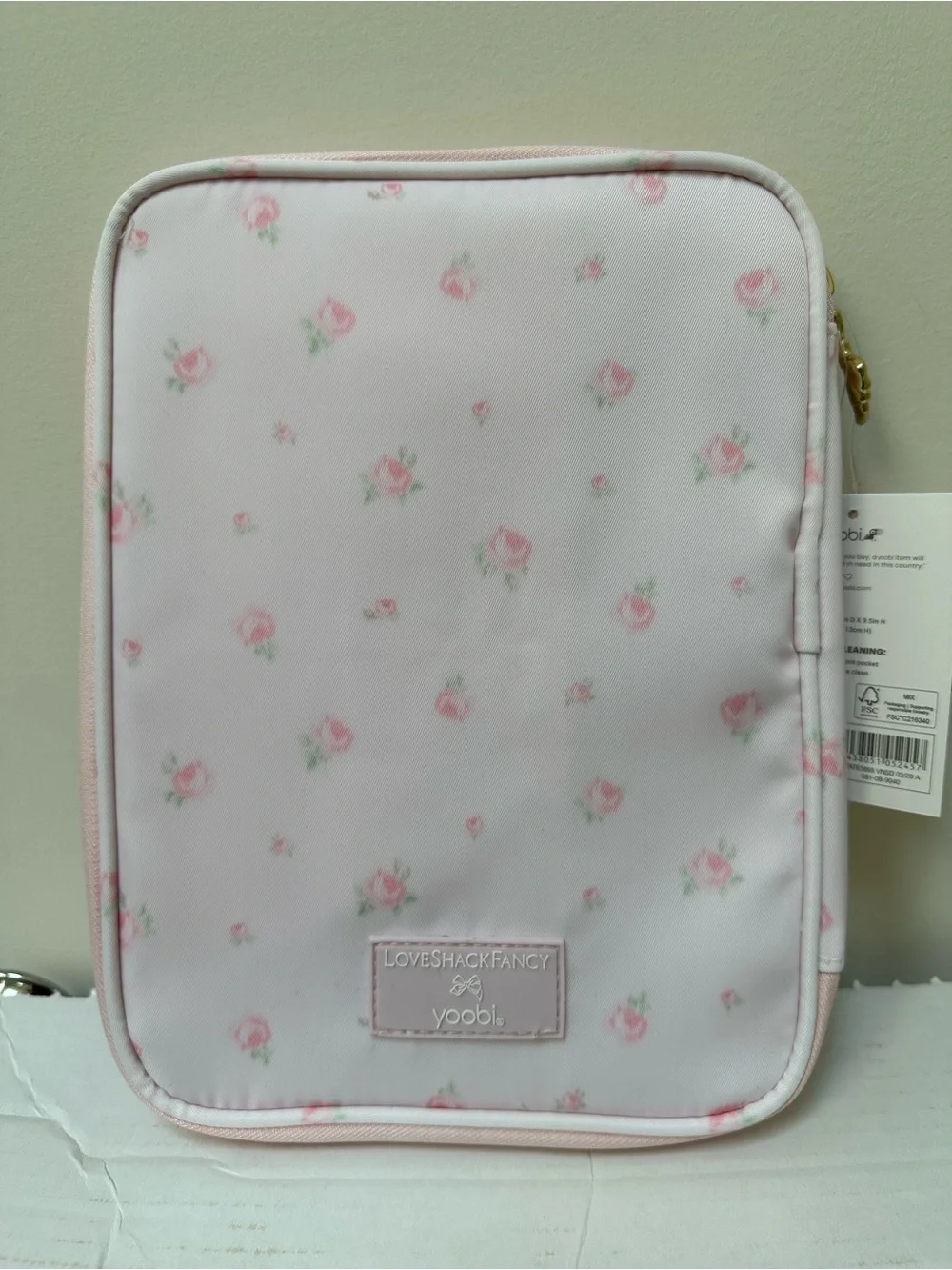LoveShackFancy x Target - Yoobi Blooming Heirloom Ditsy Tech Organizer Pink